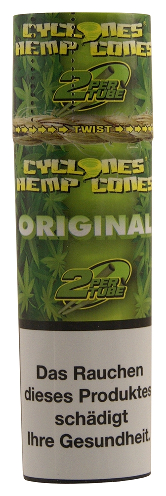 Cyclones Hemp Cones "Original" mit Papierfilter 2er Pack Cyclones Hemp Cone Original mit Papierfilter 2er Pack